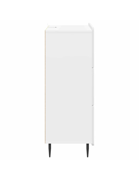 Mobile con Cassetti Bianco Lucido 66 x 34,5 x 92 cm