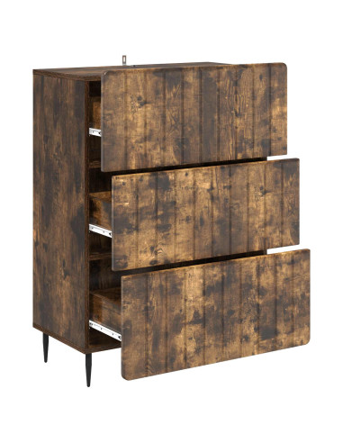 Mobile con Cassetti Rovere Fumo 66 x 34,5 x 92 cm