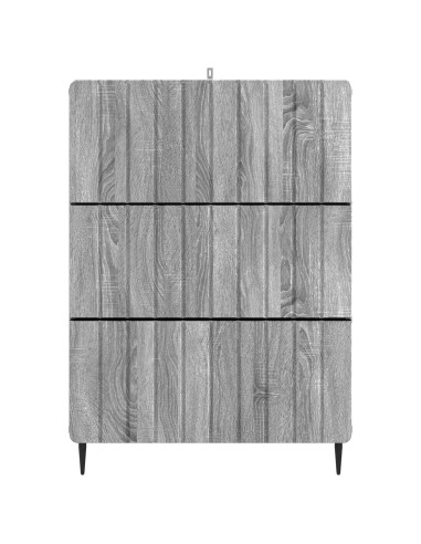 Mobile con Cassetti Grigio Sonoma 66 x 34,5 x 92 cm