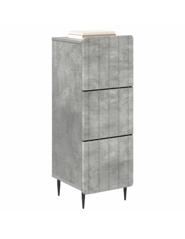 Mobile con Cassetti Grigio Cemento 33 x 34,5 x 92 cm