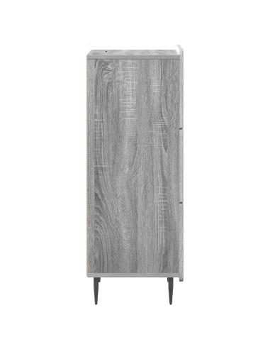 Mobile con Cassetti Grigio Sonoma 33 x 34,5 x 92 cm