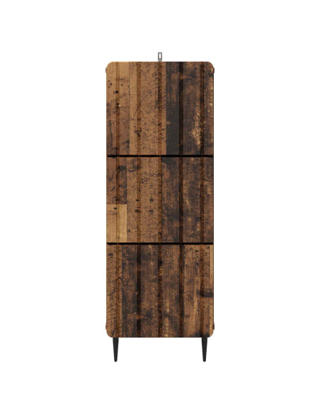 Mobile con Cassetti Legno antico 33 x 34,5 x 92 cm