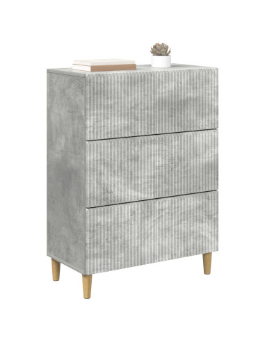 Mobile con Cassetti Grigio Cemento 66 x 34,5 x 90 cm