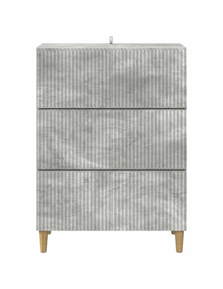 Mobile con Cassetti Grigio Cemento 66 x 34,5 x 90 cm