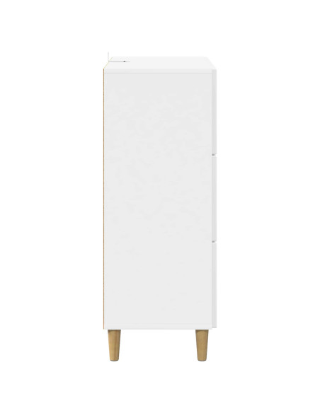 Mobile con Cassetti Bianco Lucido 66 x 34,5 x 90 cm