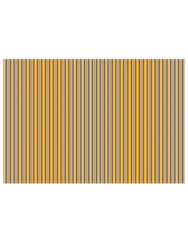 Tessuto della tenda di ricambio Arancione e Nero 600 × 350 cm