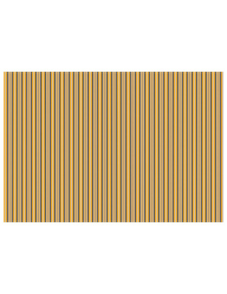Tessuto della tenda di ricambio Arancione e Nero 600 × 350 cm