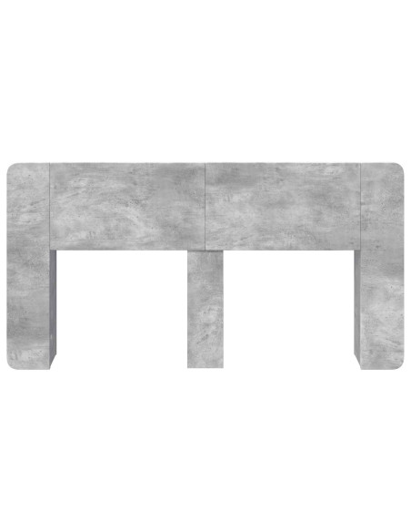 Testata del letto Grigio Cemento Legno ingegnerizzato
