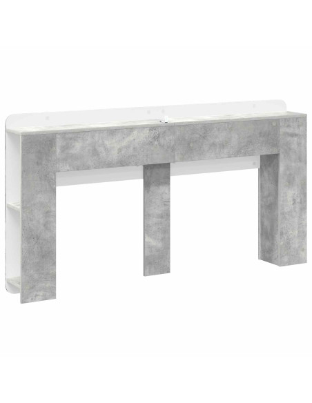Testata del letto Grigio Cemento Legno ingegnerizzato