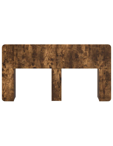 Testata del letto Rovere Fumo Legno ingegnerizzato