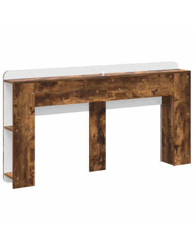 Testata del letto Rovere Fumo Legno ingegnerizzato