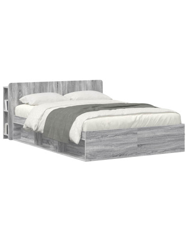 Testata del letto Grigio Sonoma Legno ingegnerizzato