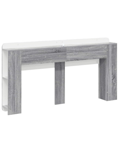 Testata del letto Grigio Sonoma Legno ingegnerizzato