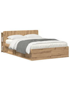 Testata del letto Rovere Artigianale Legno ingegnerizzato 2