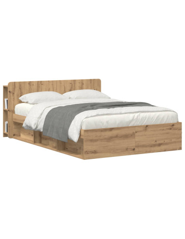 Testata del letto Rovere Artigianale Legno ingegnerizzato