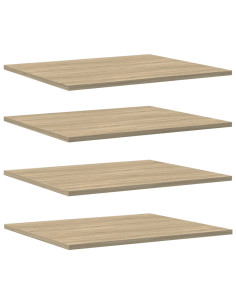 Ripiani per Libreria 8pz Rovere Sonoma 60x50x1,5cm Multistrato 2
