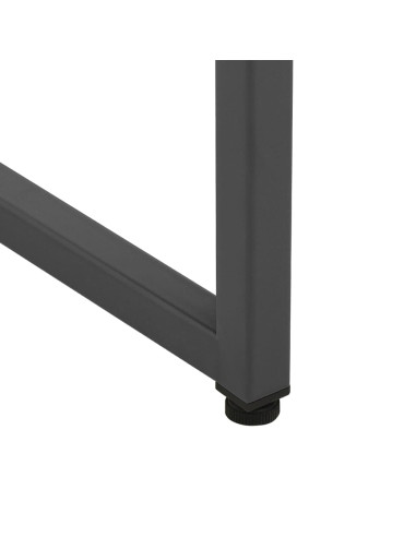 Credenza Antracite 105x35x75 cm in Acciaio