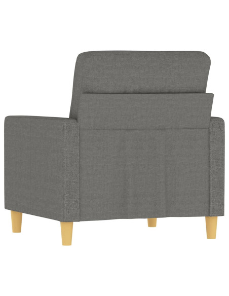 Poltrona Grigio Scuro 60 cm in Tessuto
