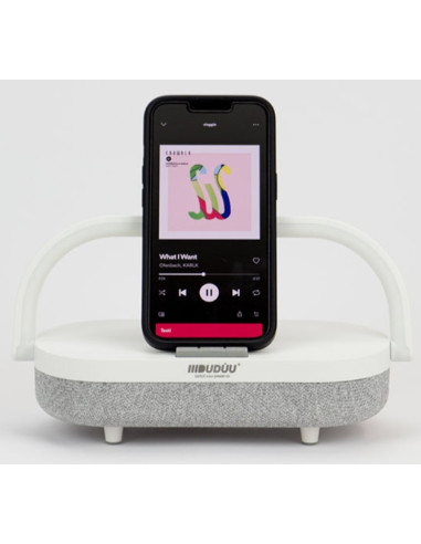 SPEAKER BLUETOOTH 10W LAMPADA BIANC DUDUU MOOD BIANCO X PC/SMARTPHONE