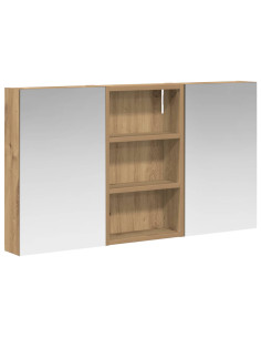 Set di Armadi da Bagno con lo scaffale 3 pcs 90 x 10,5 x 50 cm 2