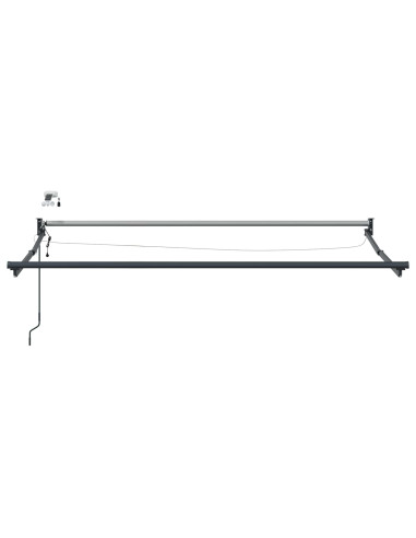 Tenda Elettrica con Nero 3 x 2,5 m Alluminio