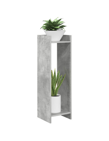 Supporto per piante 2 pcs Grigio Cemento 30 x 30 x 100 cm