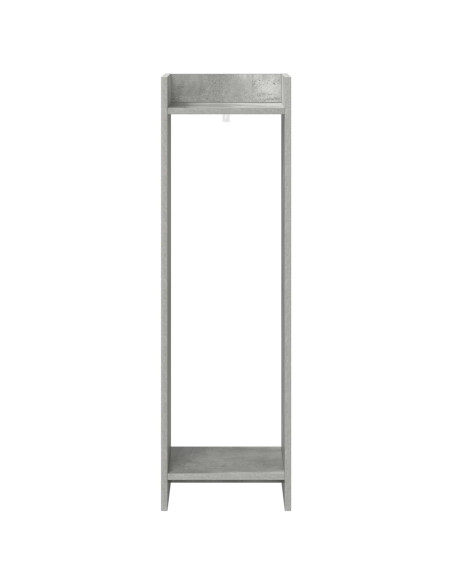 Supporto per piante 2 pcs Grigio Cemento 30 x 30 x 100 cm