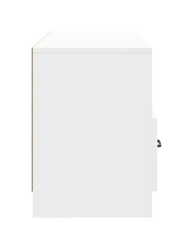 Mobile TV Bianco Lucido 102 x 34,5 x 47 cm Legno ingegnerizzato