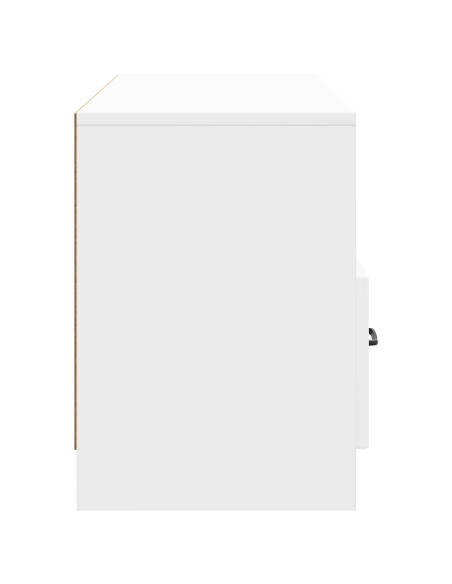 Mobile TV Bianco Lucido 102 x 34,5 x 47 cm Legno ingegnerizzato