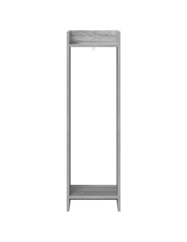 Supporto per piante 2 pcs Sonoma grigia 30 x 30 x 100 cm