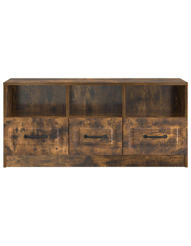Mobile TV Rovere Fumo 102 x 34,5 x 47 cm Legno ingegnerizzato
