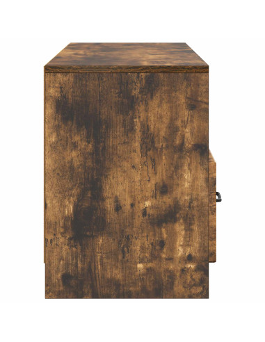 Mobile TV Rovere Fumo 102 x 34,5 x 47 cm Legno ingegnerizzato
