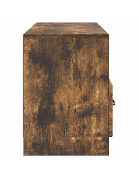 Mobile TV Rovere Fumo 102 x 34,5 x 47 cm Legno ingegnerizzato