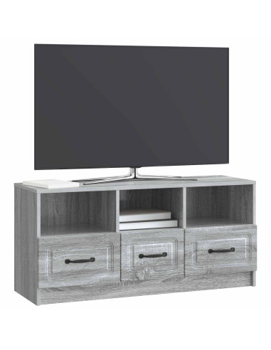 Mobile TV Grigio Sonoma 102 x 34,5 x 47 cm Legno ingegnerizzato
