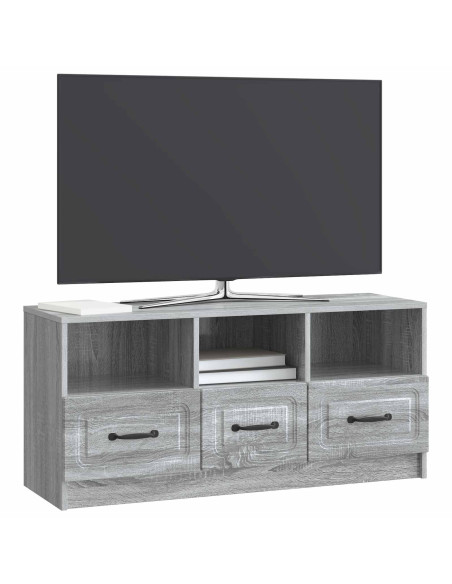 Mobile TV Grigio Sonoma 102 x 34,5 x 47 cm Legno ingegnerizzato
