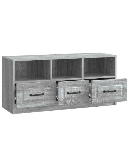 Mobile TV Grigio Sonoma 102 x 34,5 x 47 cm Legno ingegnerizzato