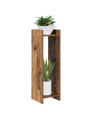 Supporto per piante 2 pcs Legno vecchio 30 x 30 x 100 cm