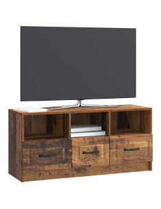 Mobile TV Legno antico 102 x 34,5 x 47 cm Legno ingegnerizzato 2