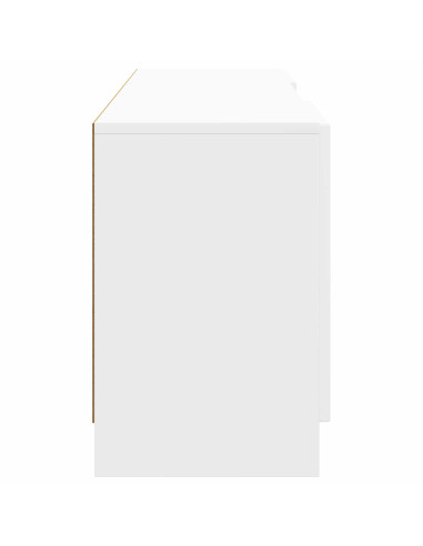 Mobile TV Bianco Lucido 150 x 31 x 47 cm Legno ingegnerizzato