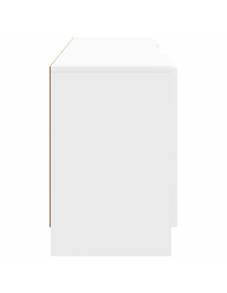 Mobile TV Bianco Lucido 150 x 31 x 47 cm Legno ingegnerizzato
