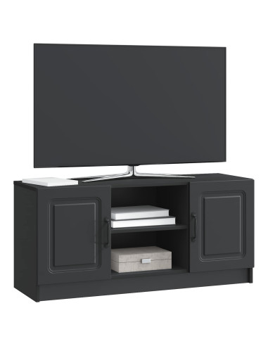 Mobile TV Nero 102 x 34,5 x 47 cm Legno ingegnerizzato