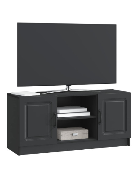 Mobile TV Nero 102 x 34,5 x 47 cm Legno ingegnerizzato