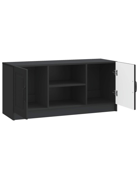 Mobile TV Nero 102 x 34,5 x 47 cm Legno ingegnerizzato