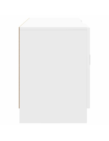 Mobile TV Bianco Lucido 102 x 34,5 x 47 cm Legno ingegnerizzato