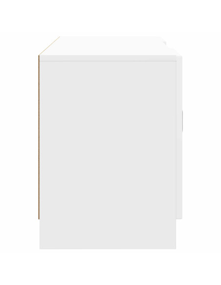Mobile TV Bianco Lucido 102 x 34,5 x 47 cm Legno ingegnerizzato