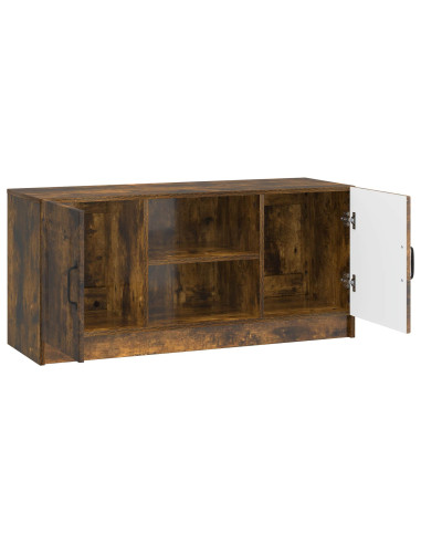 Mobile TV Rovere Fumo 102 x 34,5 x 47 cm Legno ingegnerizzato
