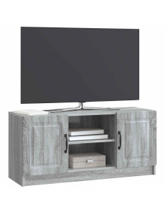Mobile TV Grigio Sonoma 102 x 34,5 x 47 cm Legno ingegnerizzato 2