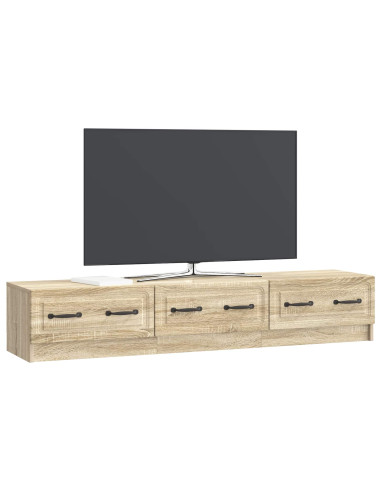 Mobile TV Rovere Sonoma 147 x 34,5 x 27 cm Legno ingegnerizzato