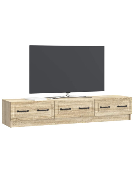 Mobile TV Rovere Sonoma 147 x 34,5 x 27 cm Legno ingegnerizzato