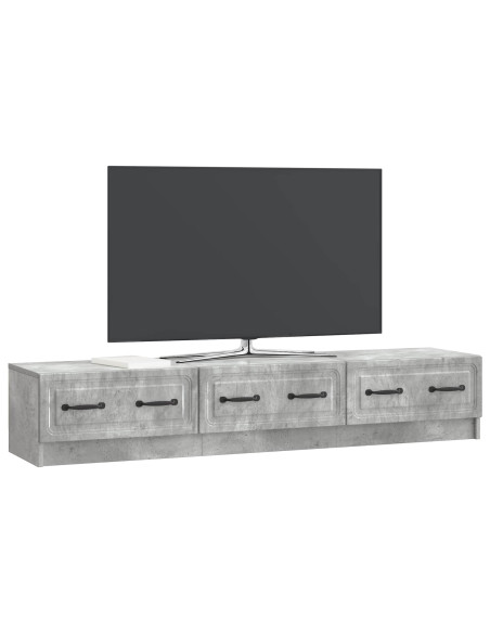 Mobile TV con cassetto Grigio Cemento 147 x 34,5 x 27 cm
